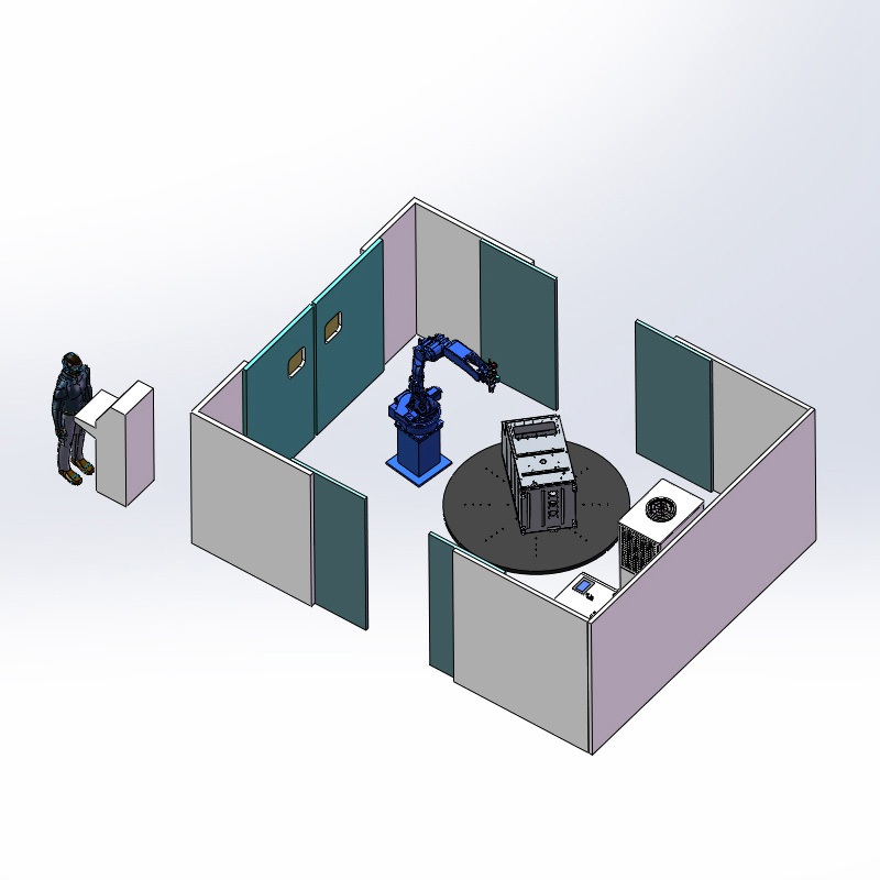 充氣柜機器人激光焊接